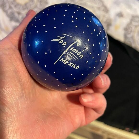 Vintage RARE Celestial Jimon Signed Mexico Pottery Ornament - Picture 6 of 15